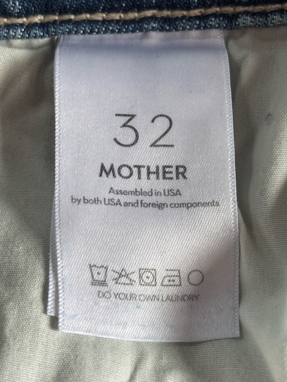 Mother Denim Hustler Roller Jeans in Slip and Fall Wash NWT Brunch Effortless - Picture 10 of 12